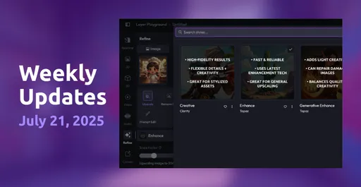 Lipsync audio, improved upscaler, and drag & drop